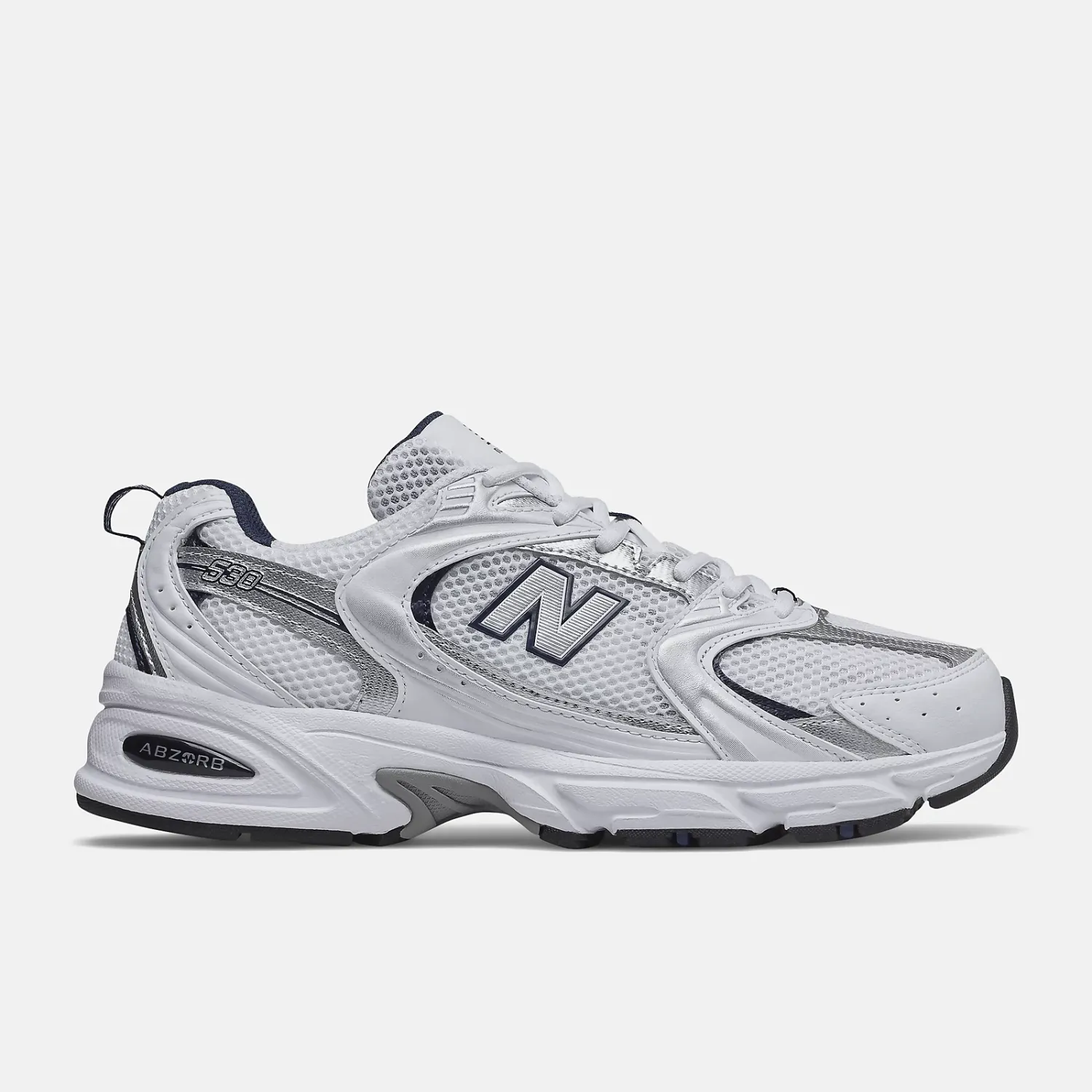 New Balance  530 (white /silver /navy)