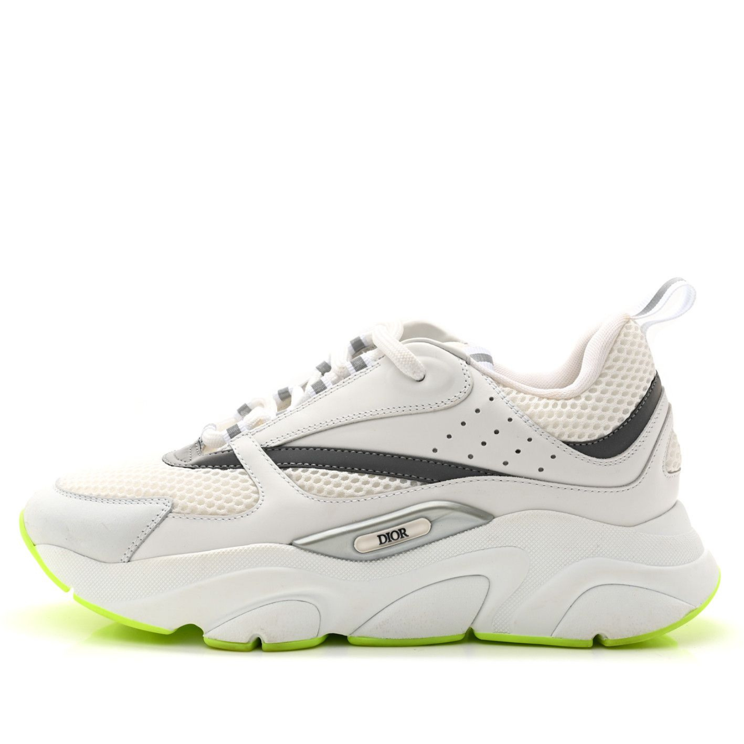 Dior White Silver Fluo Green