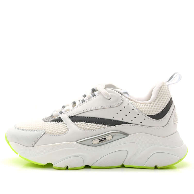 Dior White Silver Fluo Green