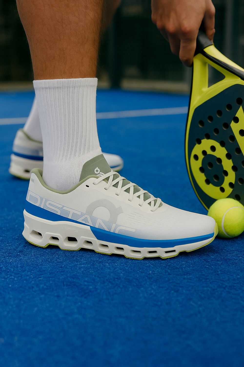 ON Cloudmonster 2( White / Lapis)