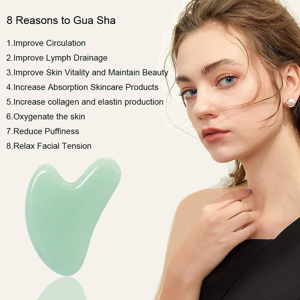 XTRA STRENGTH MIRACLE SHA RUB, .5oz, W/ REAL JADE TOOL. +VIDS ON GUA-SHA BEAUTY &amp; HEALING TECHNIQUES.