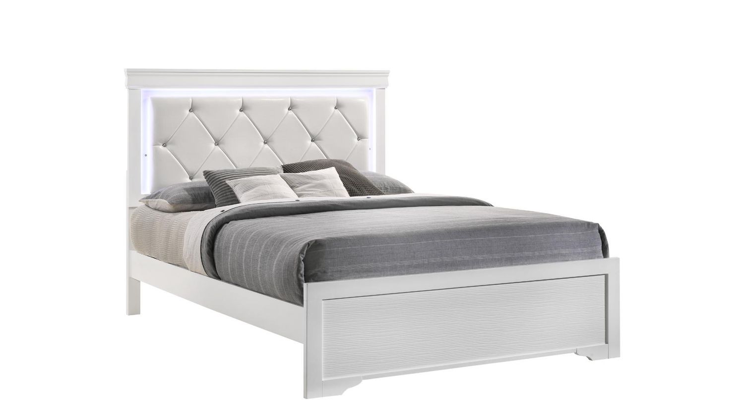 1161- Brooklyn Twin Bed White