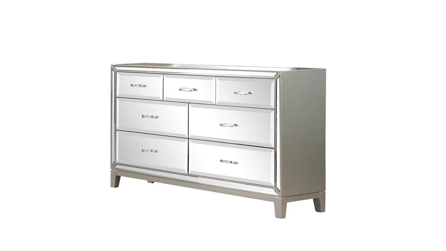 1191 Harmony Dresser in Silver