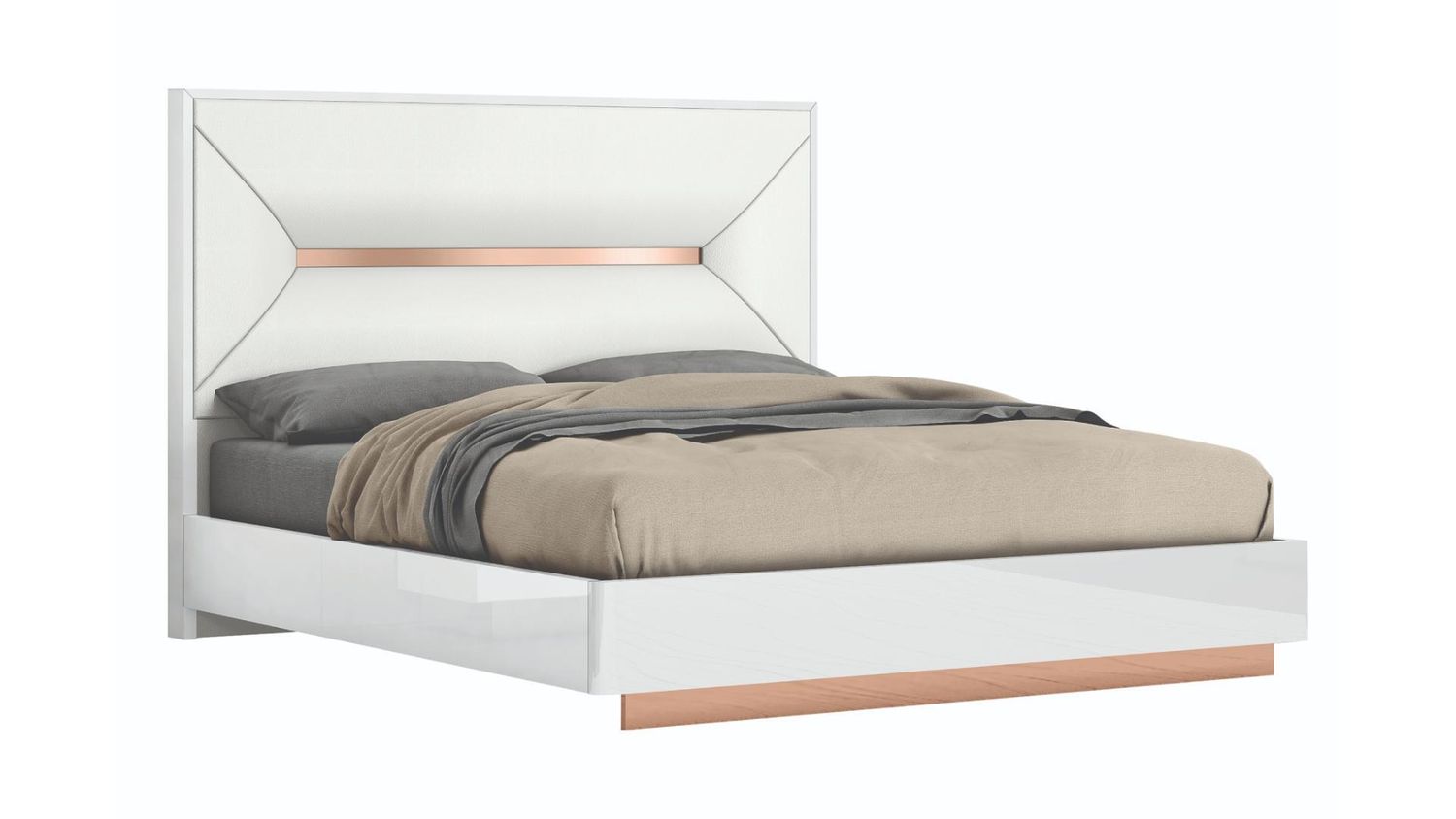 2071 Talia Queen Bed in White