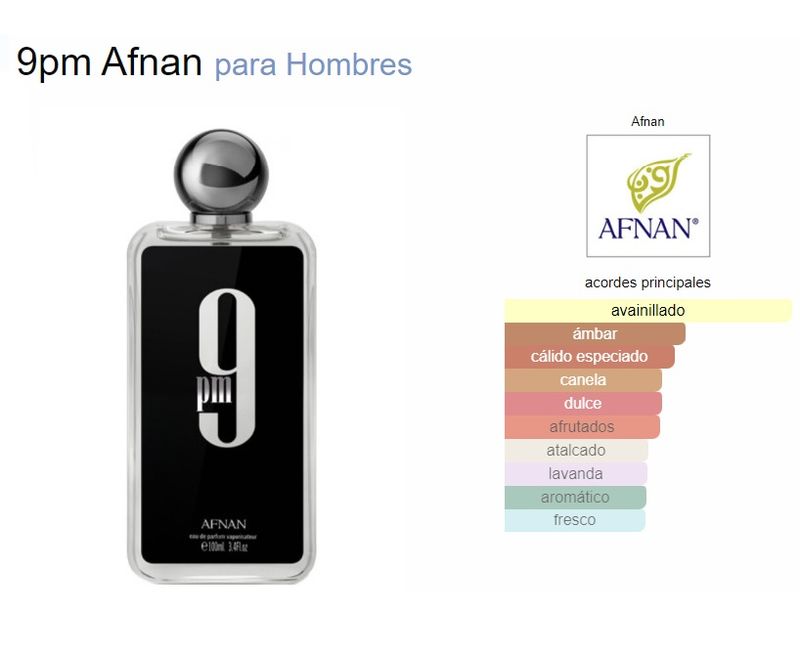 9pm Afnan EDP 100ml Perfume para hombre