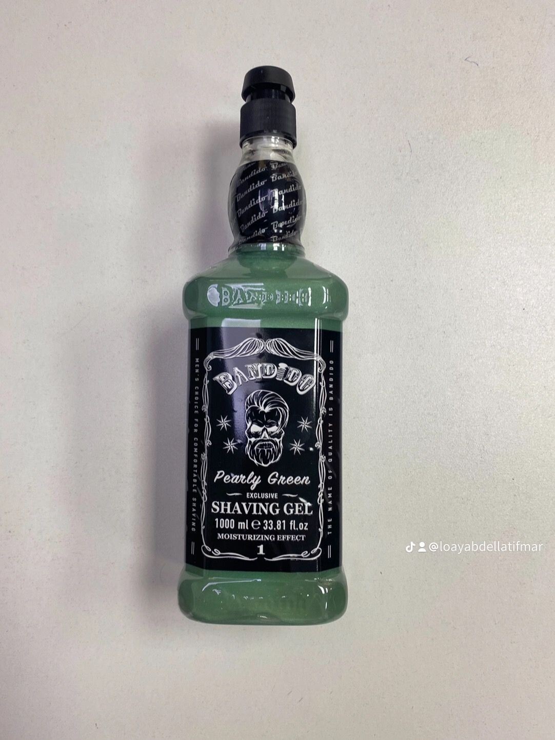 Gel de afeitar bandido 1 litro pearly green
