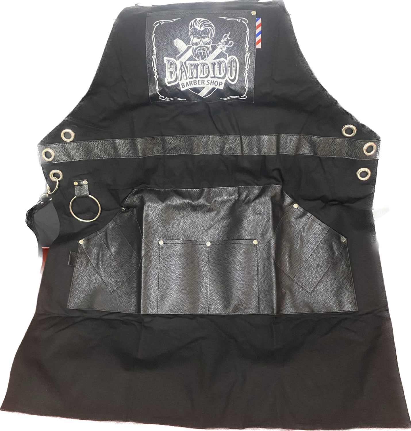 delantal para  barberias BANDIDO