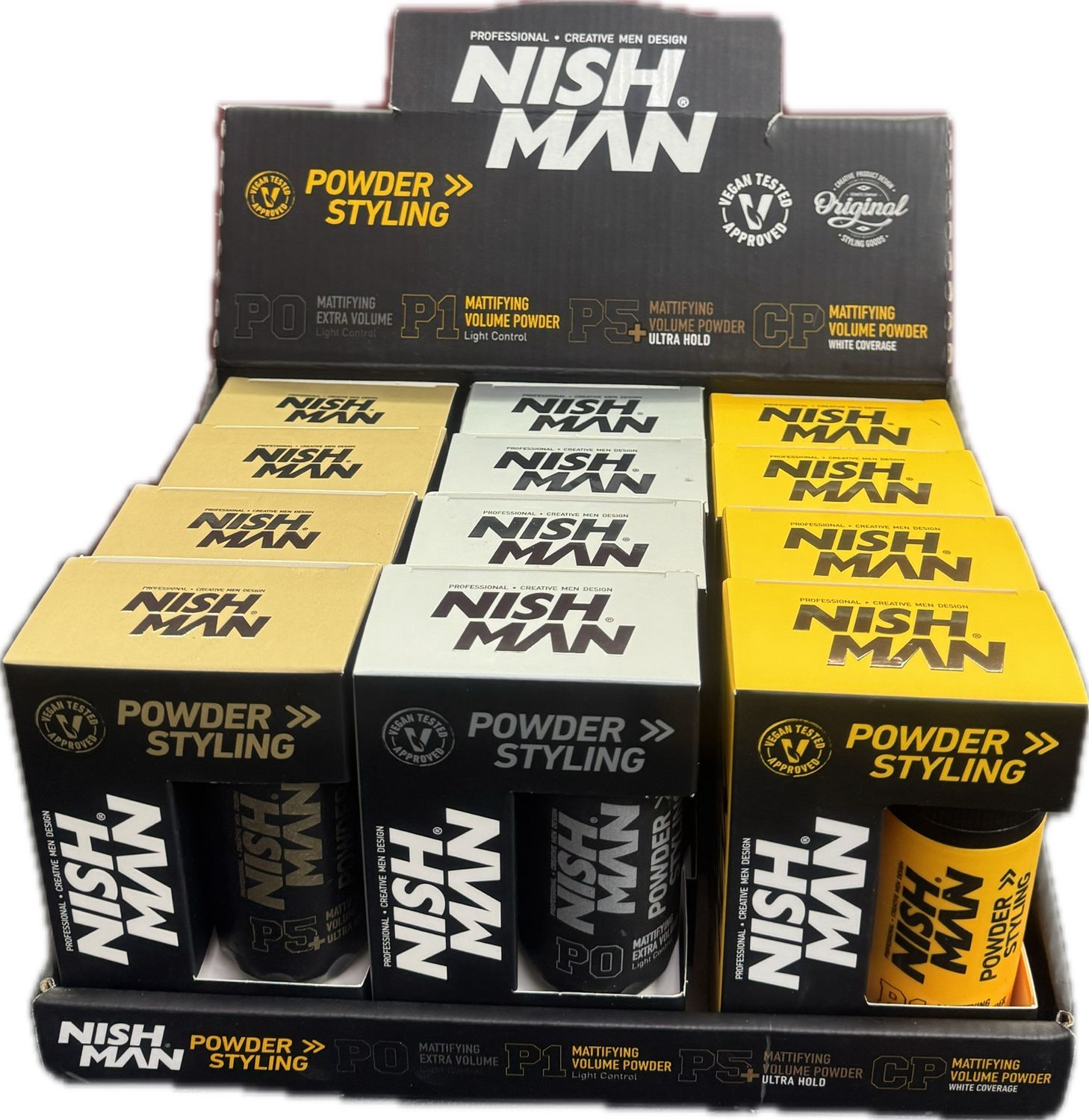 Caja de cera Nishman 12 unidades