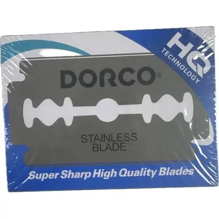 DORCO ST300 Platinum - Cuchillas de afeitar de doble filo | 100 cuchillas (1 caja)