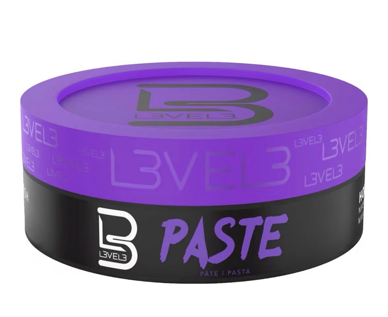 L3 - Pasta de nivel 3 - Fijación duradera - Mejora la fuerza y el volumen del cabello - Protege contra daños en el cabello - Producto de peinado Level Three Men (150 ml, pasta)