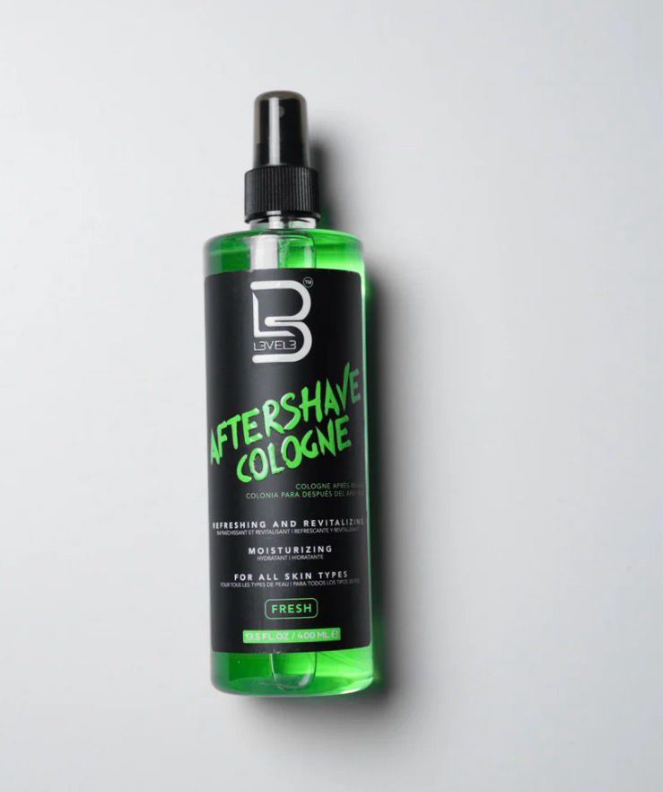 L3 Colonia en aerosol para después del afeitado Nivel 3, suaviza la piel, refresca y alivia la cara y la piel, fórmula hidratante nivel tres después del afeitado (fresh)