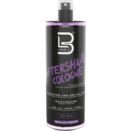 L3 Colonia en aerosol para después del afeitado Nivel 3, suaviza la piel, refresca y alivia la cara y la piel, fórmula hidratante nivel tres después del afeitado (Royale