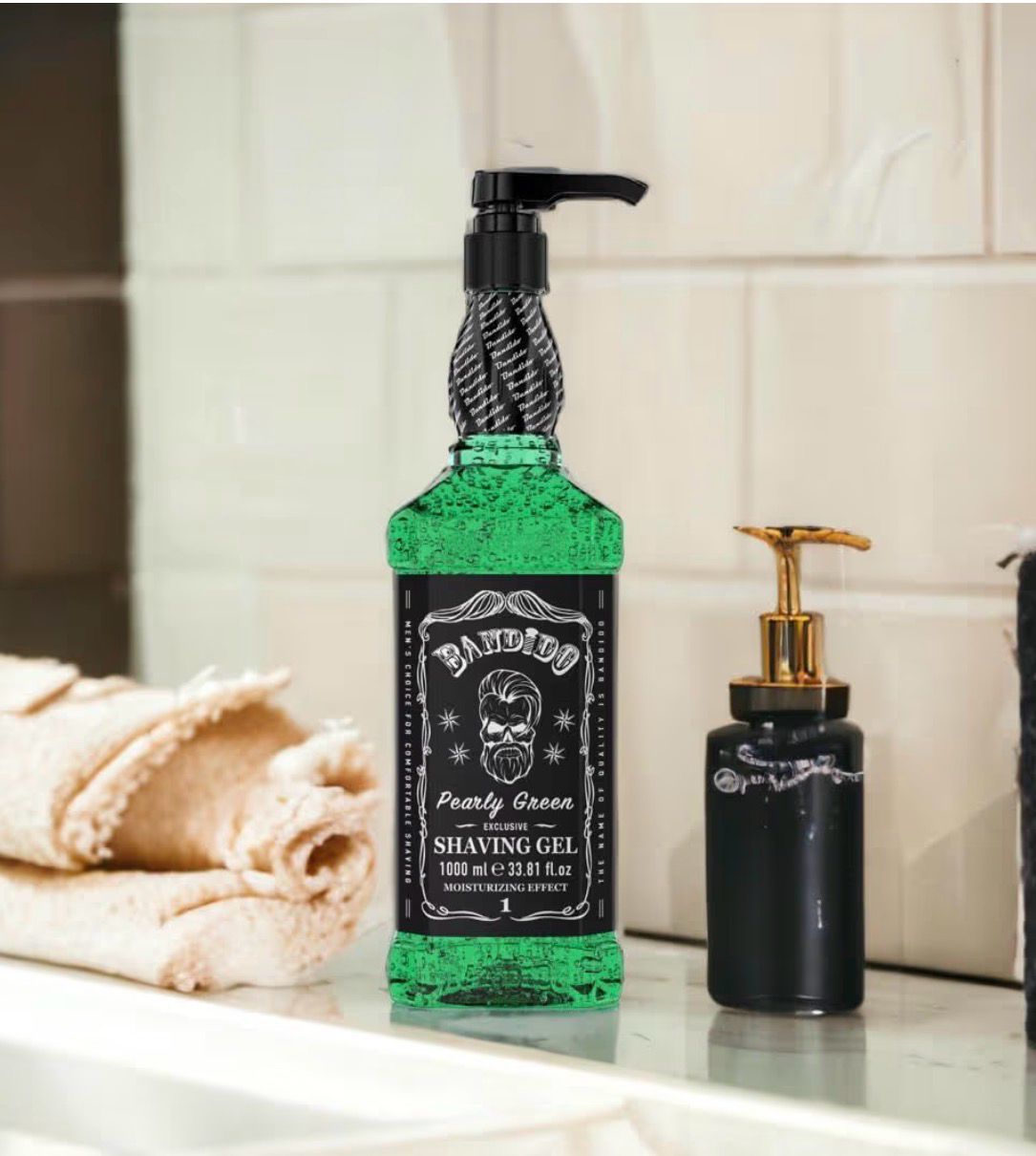 Gel de afeitar bandido 1 litro pearly green