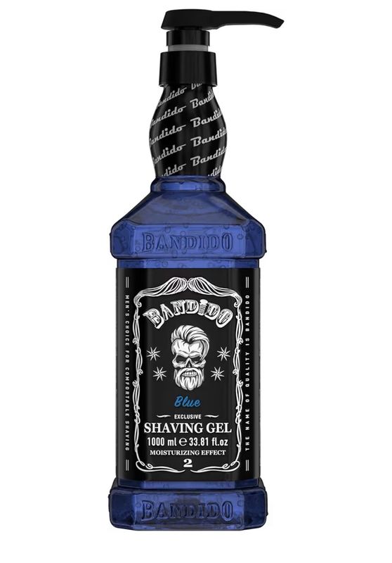 gel de afeitar azul bandido gel de afeitar azul bandido