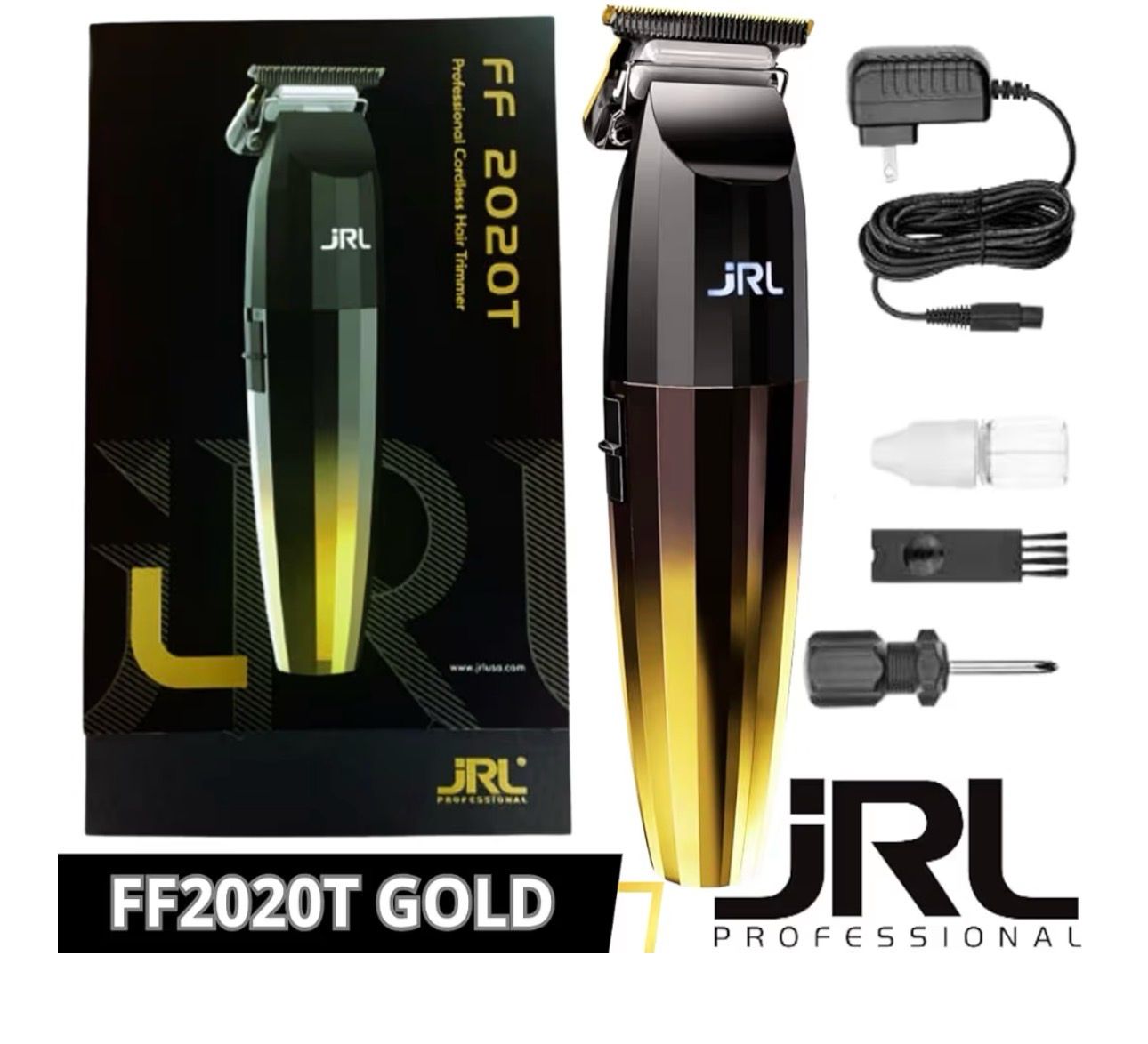 Patillera profesional JRL FreshFade 2020T Trimmer Gold dorado Patillera profesional JRL FreshFade 2020T Trimmer Gold dorado