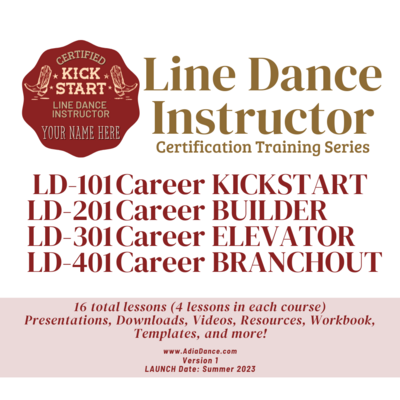 KIT Line Dance Instructor Training (Complete eCourse)