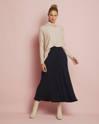 Rebecca Knit Skirt - Navy