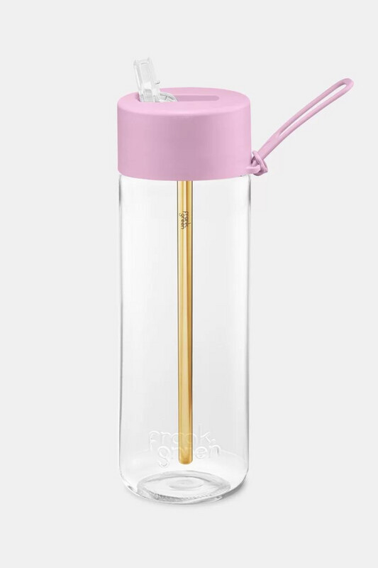 Frank Green Original Reusable Bottle with Flip Straw Lid 25oz / 740ml Lilac Haze