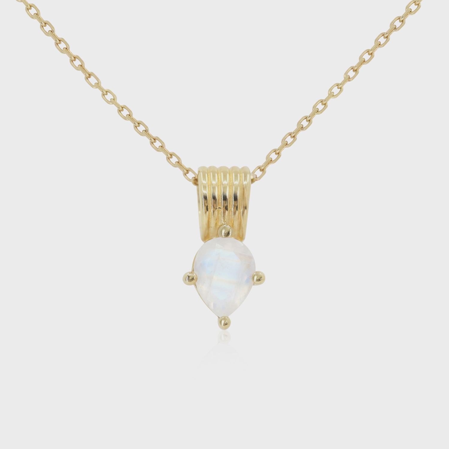 Amie Moonstone Gold Necklace