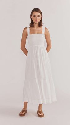 Maya Shirred Sundress