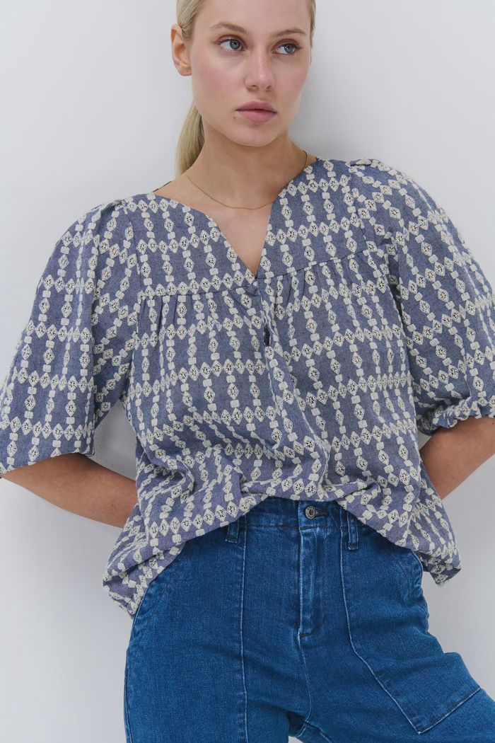 Lime Stripe Hartley Top main image 0