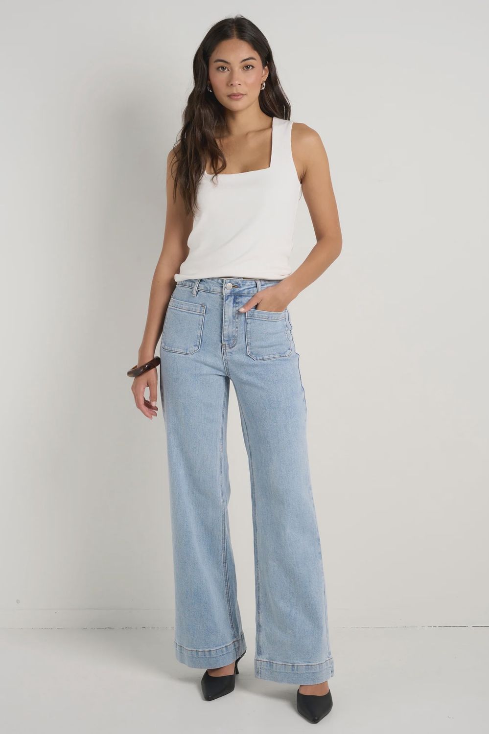 Positive Square Neck Tank