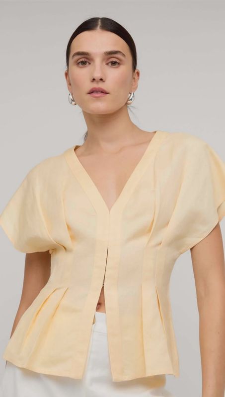 Estelle Pleated Blouse