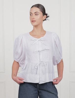 Nadia Tie Front Shirt