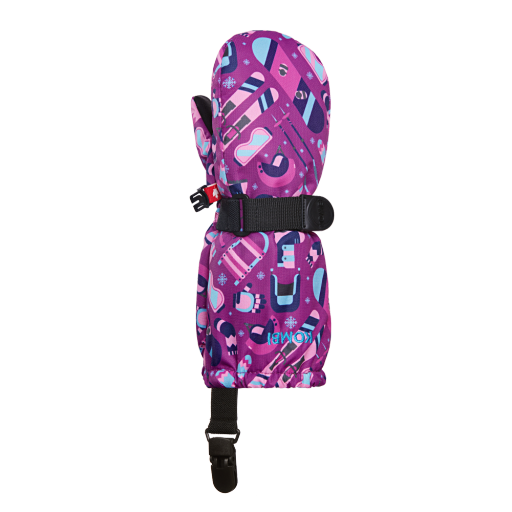 Kombi The Crazy Caribou Children’s Mitt, Colour: ORCHID SKI GEAR, Size: L
