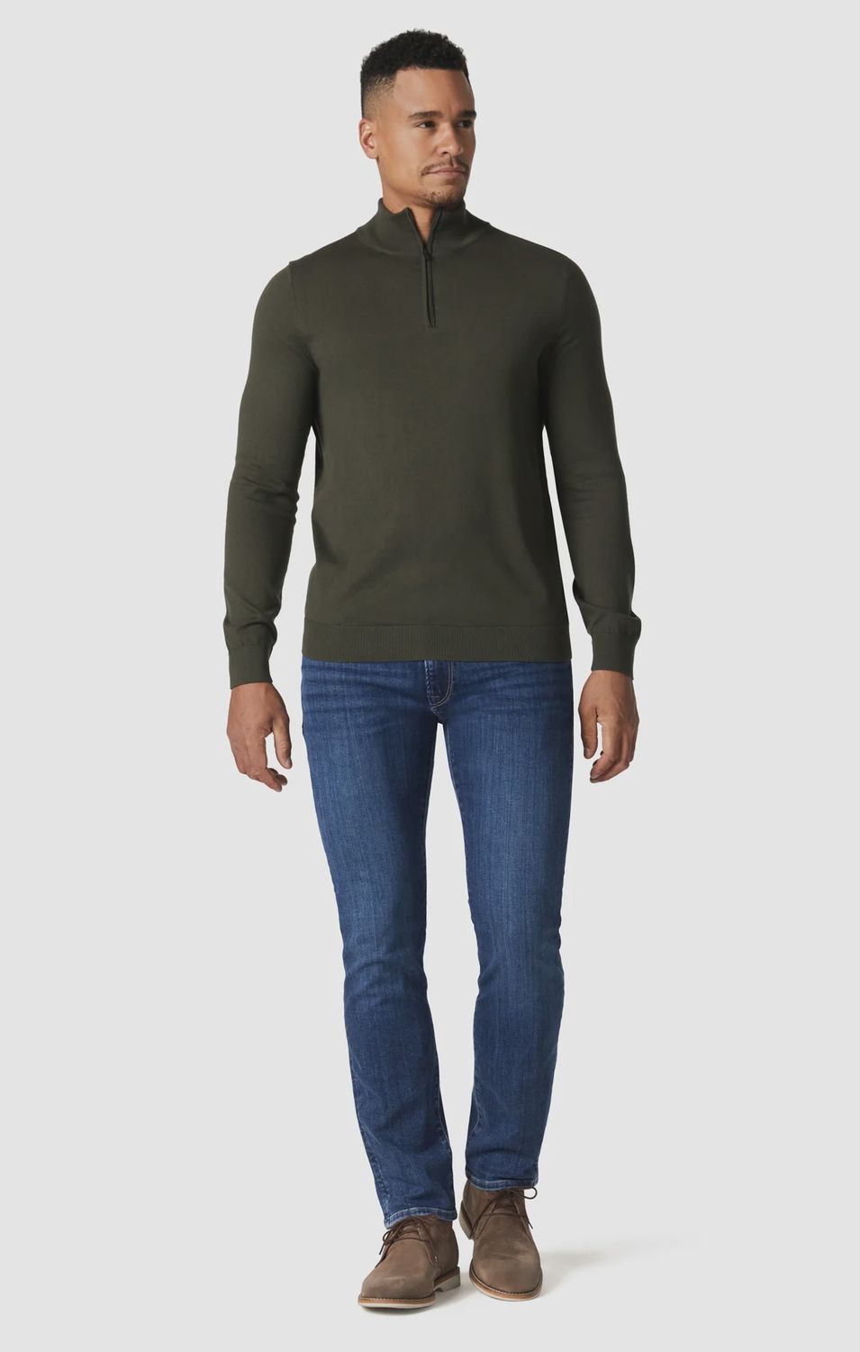 34 Heritage  Courage Deep Brushed Organic Jeans