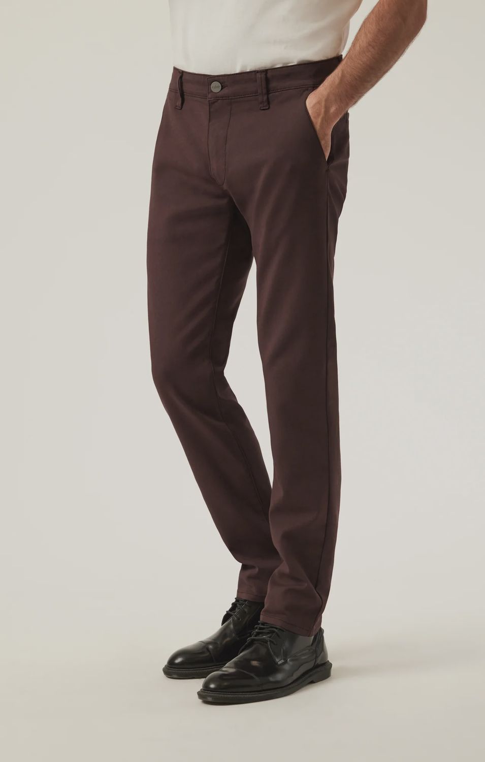 34 Heritage Verona Burgundy Slim Chino Pant