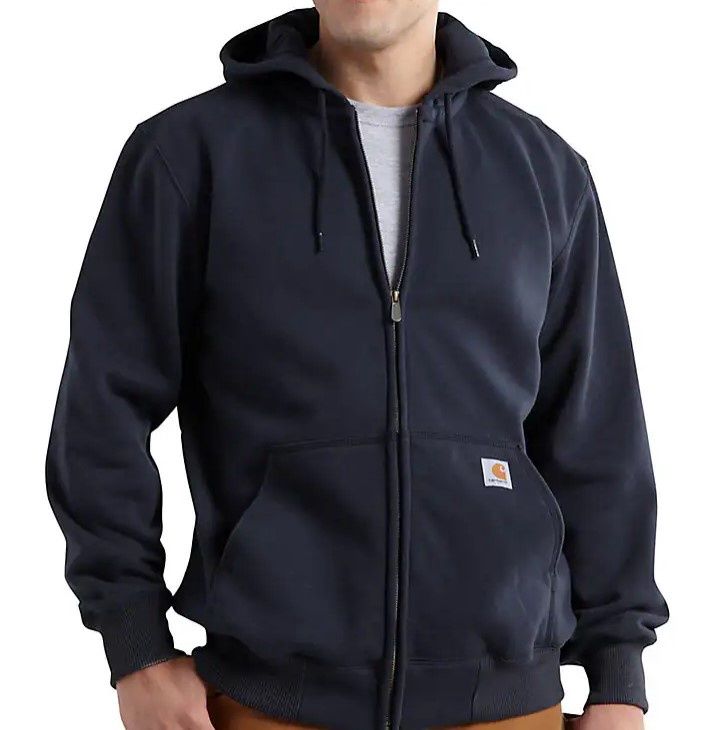 Carhartt Rain Defender Loose Fit Full Zip, Colour: Navy, Size: S