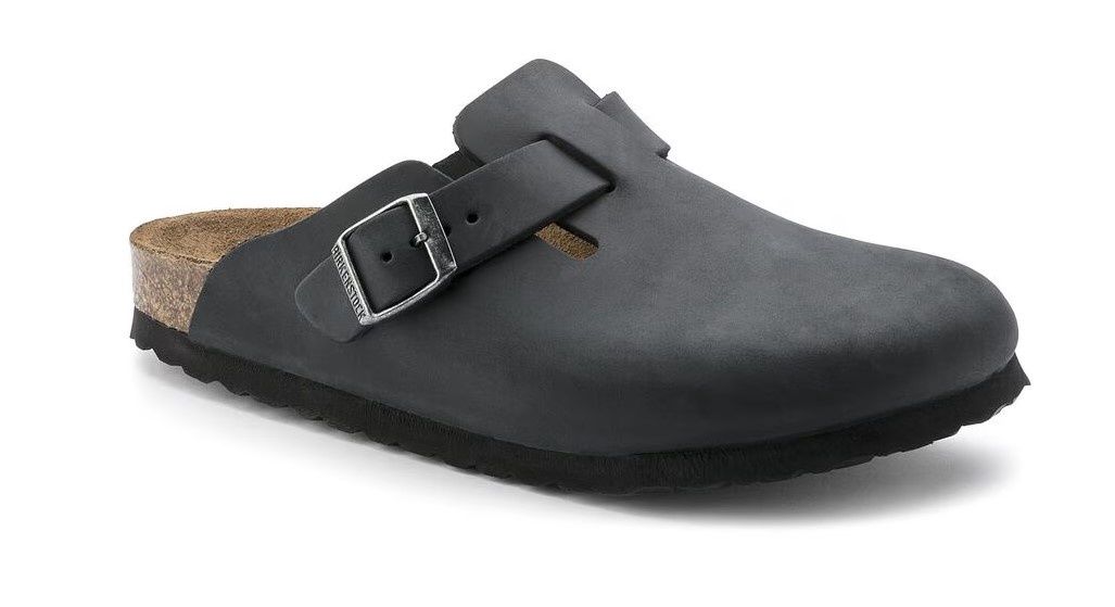 Birkenstock Boston NU Oiled Black, Size: 36