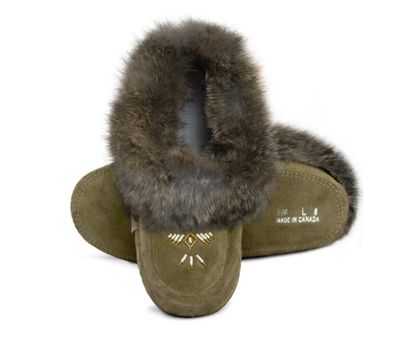 Laurentien Chief Moccasin Fur Trim