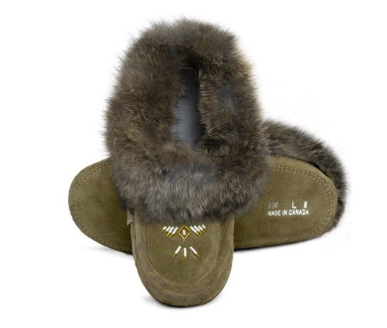 Laurentien Chief Moccasin Fur Trim