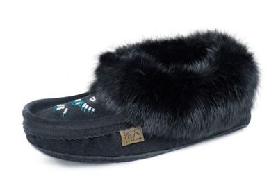 Laurentien Chief Moccasin Fur Trim