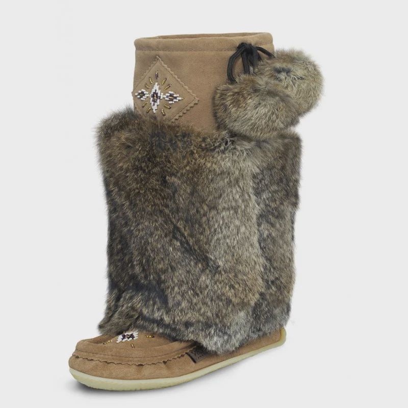 Laurentien Chief Mukluk 8inch, Colour: Moka, Size: 6