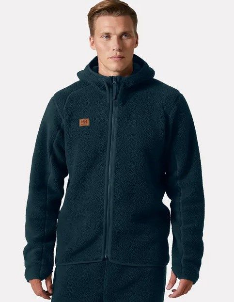 Helly Hansen Heritage Pile Hoodie, Colour: Blue, Size: S