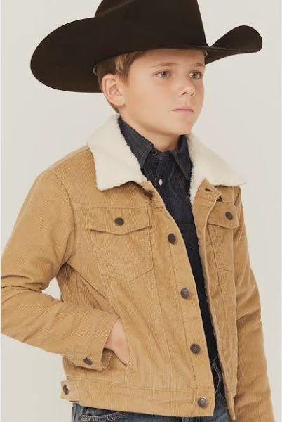 Wrangler Kids Corduroy Sherpa Jacket 5635