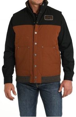 Cinch Reversible Vest 0001, Colour: Brown, Size: S
