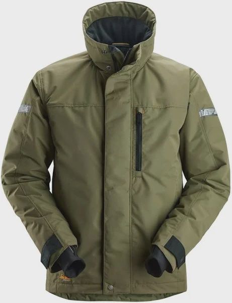 Snickers Workwear Insulated Jacket 1100, Colour: Army Green, Size: S
