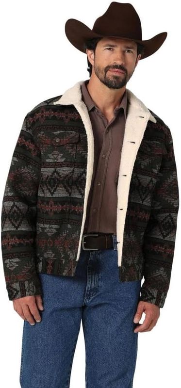 Wrangler Sherpa Jacket Olive