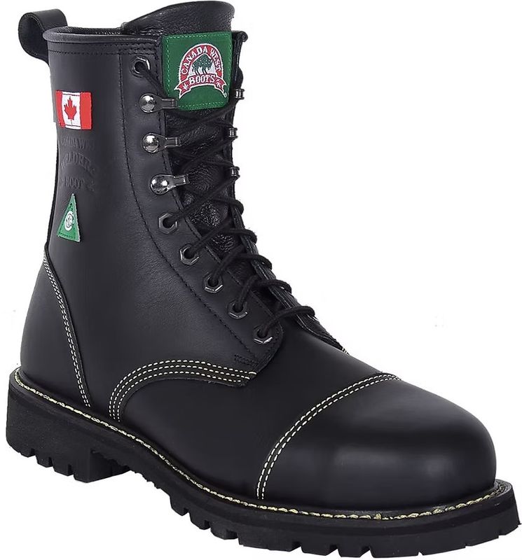 Canada West CSA Welders Boot Black Fire