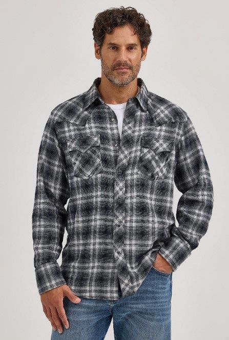 Wrangler LS Retro Flannel 8071, Size: S
