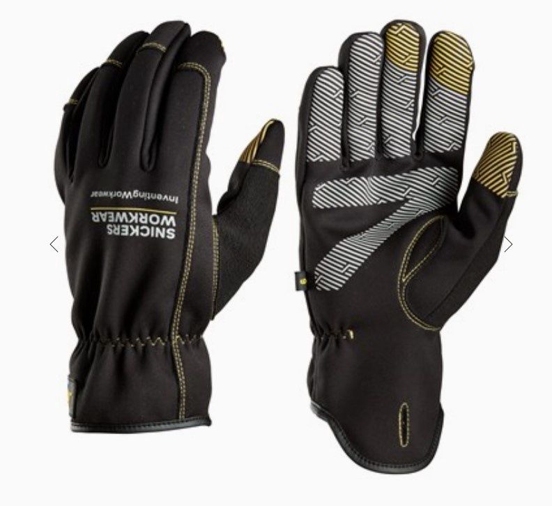 Snickers Workwear Weather Flex Dry Gloves 9562, Size: 9/M