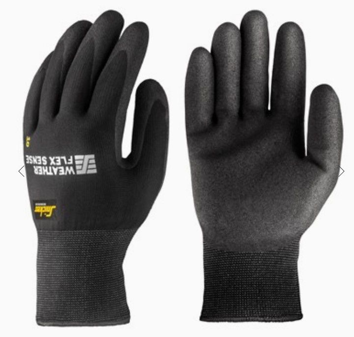 Snickers Workwear Weather Flex Sense Gloves 9319, Size: 9/M