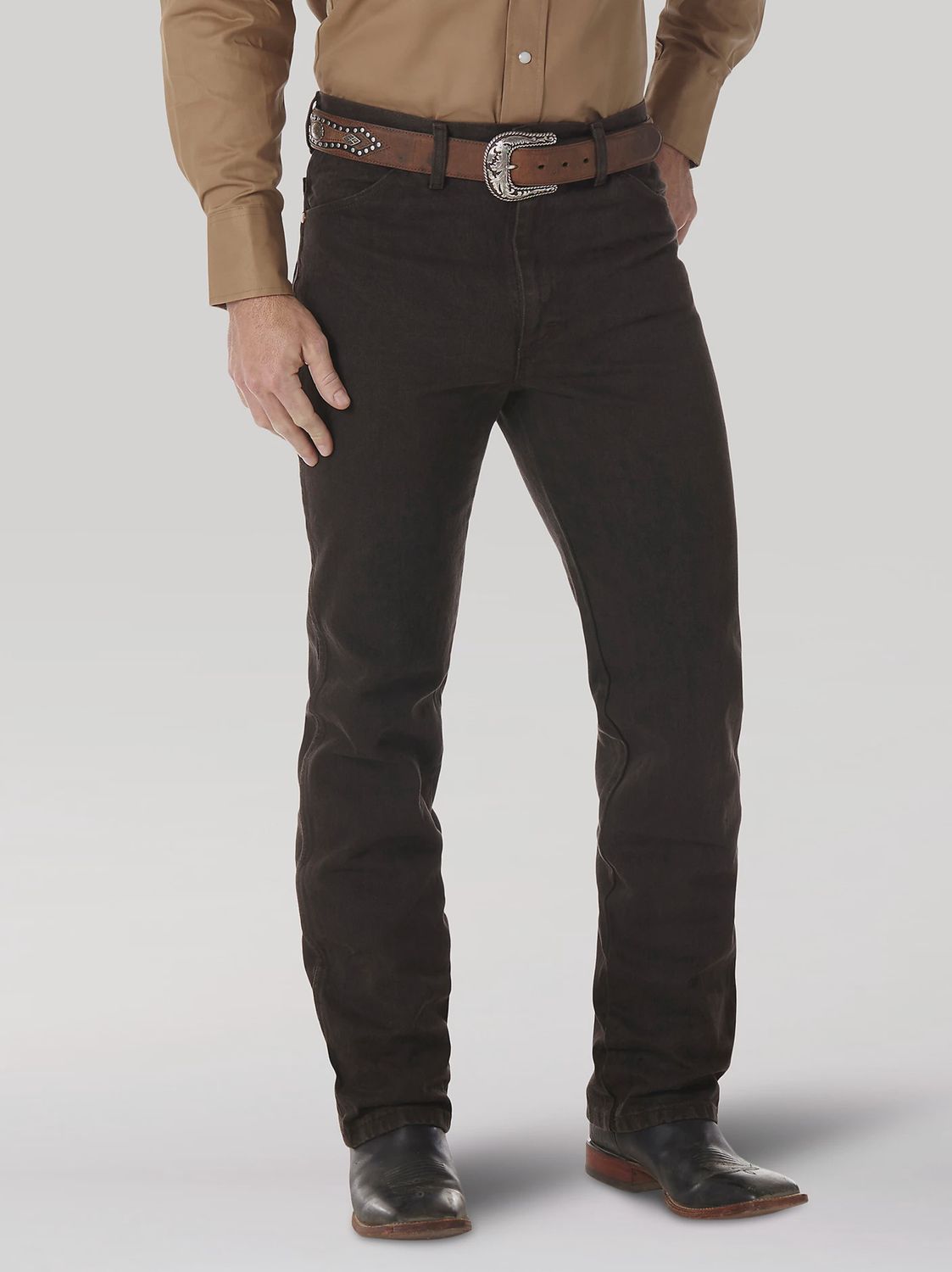 Wrangler Slim Fit Black Jeans, Size: 29x30