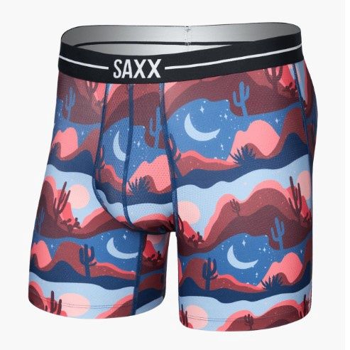 SAXX Volt Breathable Canyon Daze Red Clay, Colour: Canyon Daze - Red Clay, Size: S