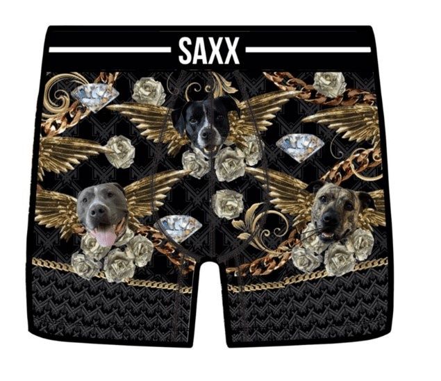 SAXX Volt Breathable Mesh Dogs of Maxx Black, Colour: Dogs of Maxx Black, Size: S