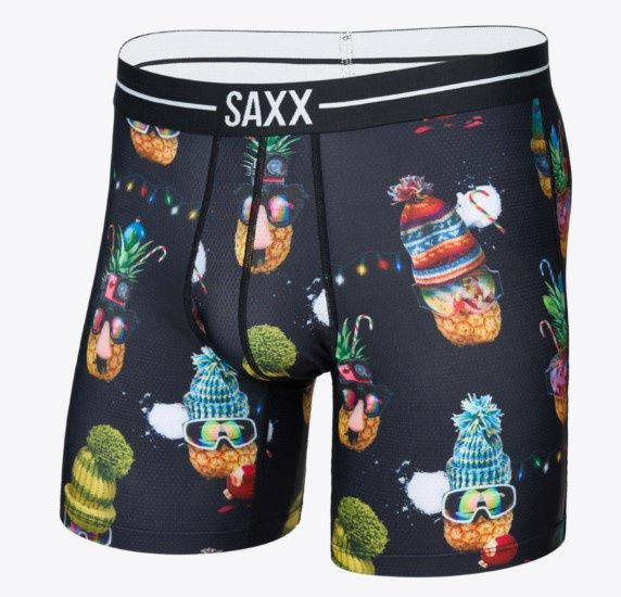 SAXX Volt Breathable Deck The Pineapples, Colour: Deck The Pineapples, Size: S